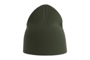 Czapka prążkowana z bawełny organicznej - Olive