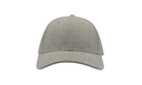 Czapka snapback 6-panelowa - Grey Melange