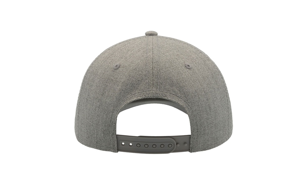 Czapka snapback 6-panelowa - Grey Melange