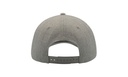 Czapka snapback 6-panelowa - Grey Melange