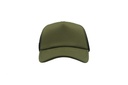 Czapka snapback z siateczką - Olive & Black