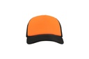 Czapka snapback z siateczką - Orange & Black