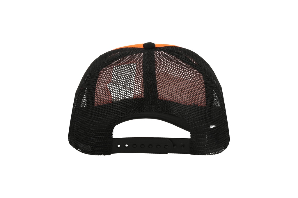 Czapka snapback z siateczką - Orange & Black