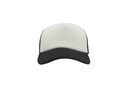 Czapka snapback z siateczką - White & Black & Black
