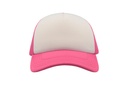 Czapka snapback z siateczką - White & Fuchsia Fluo