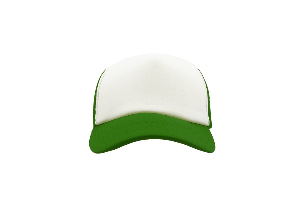 Czapka snapback z siateczką - White & Green & Green