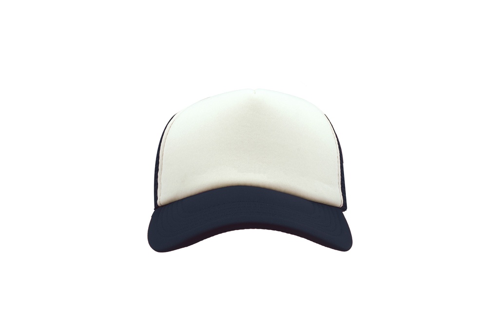 Czapka snapback z siateczką - White & Navy