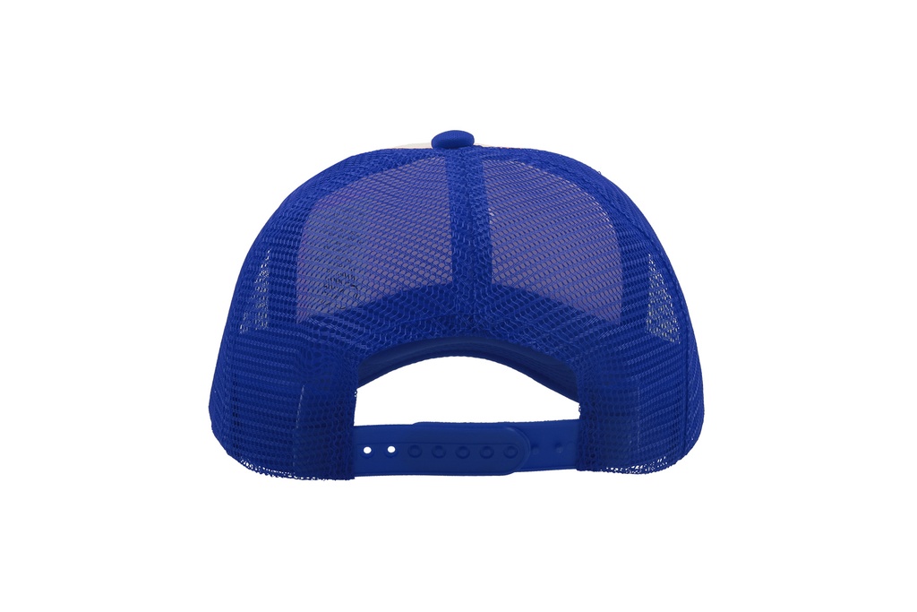 Czapka snapback z siateczką - White & Royal
