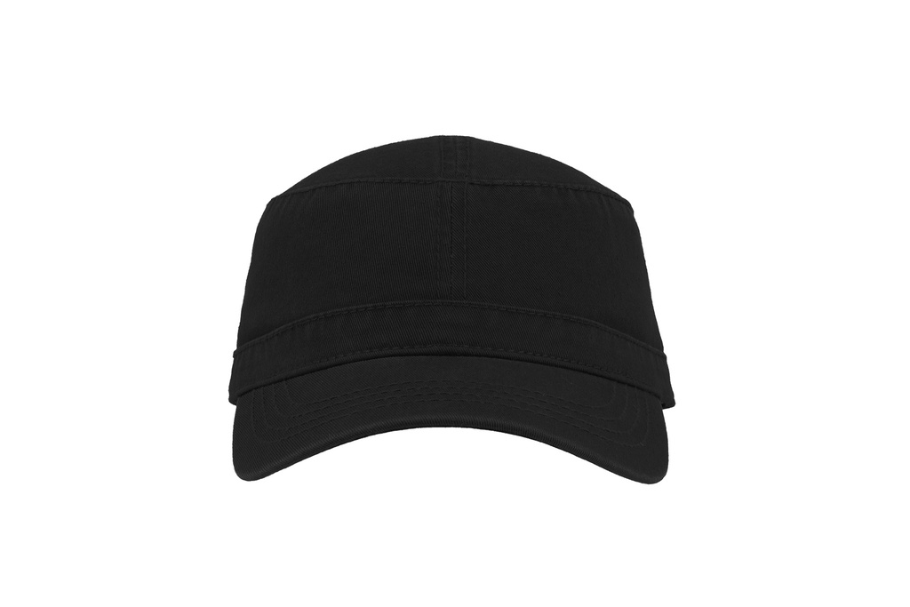 Czapka wojskowa bawełniana z regulacją - Black
