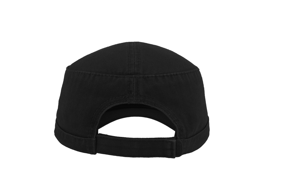Czapka wojskowa bawełniana z regulacją - Black