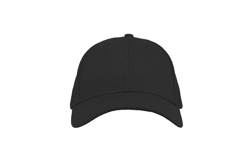 Czapka z daszkiem 6-panelowa z rzepem - Black