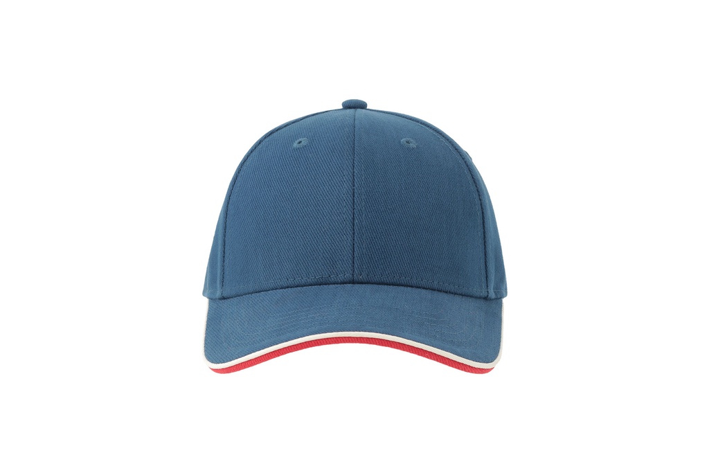 Czapka z daszkiem z lamówką - Royal