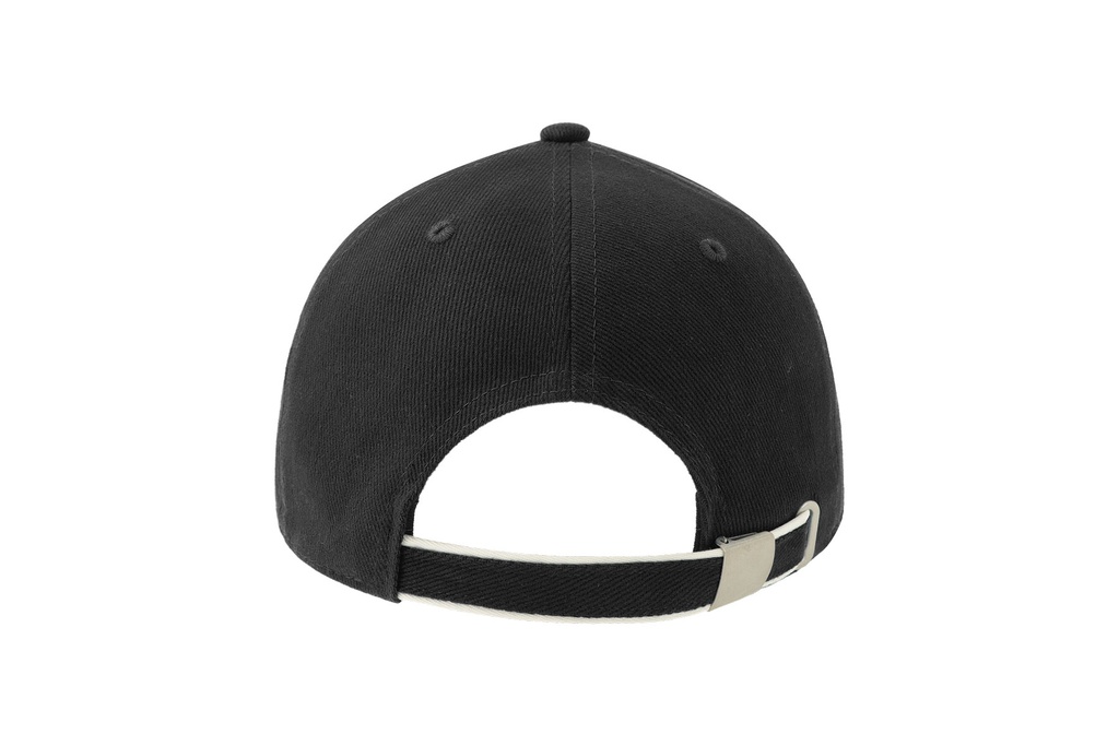 Czapka z daszkiem z lamówką - Black