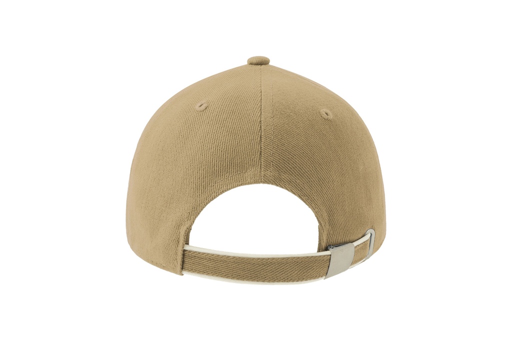 Czapka z daszkiem z lamówką - Khaki