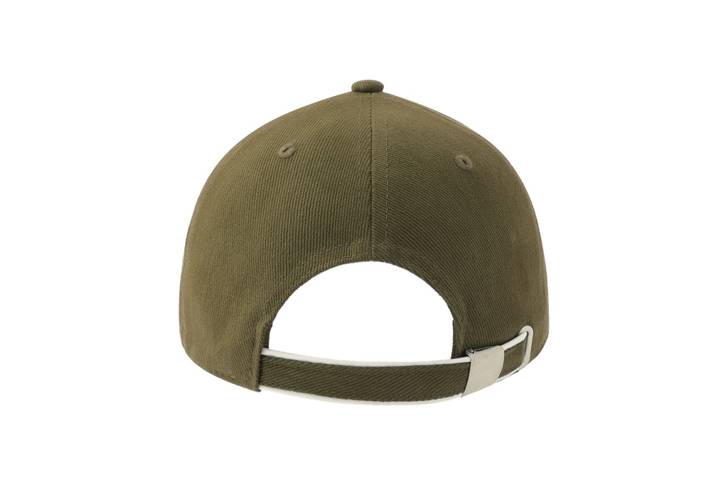 Czapka z daszkiem z lamówką - Olive