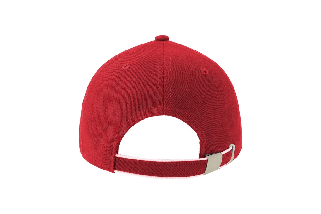 Czapka z daszkiem z lamówką - Red