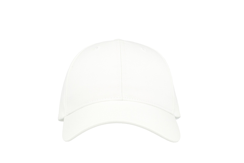 Czapka z daszkiem 6-panelowa, rzep - White