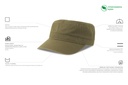 Czapka z daszkiem z bawełny organicznej - Olive