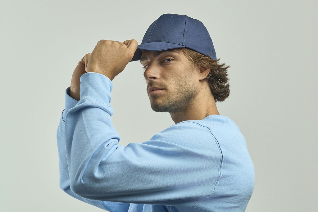 Czapka bejsbolowa 6-panelowa z recyklingu - Navy