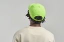 Czapka z daszkiem z recyklingu (6-panelowa) - Green Fluo