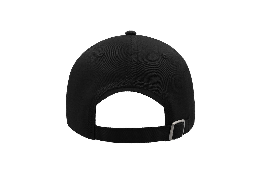 Czapka z daszkiem 5-panelowa z zapięciem na rzep - Black & White