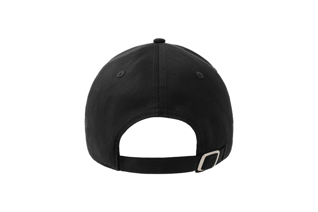 Czapka z daszkiem 6-panelowa z klamrą - Black