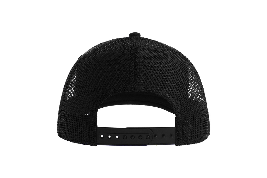 Czapka z daszkiem 6-panelowa z siateczką - Black & Black