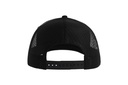 Czapka z daszkiem 6-panelowa z siateczką - Black & Black