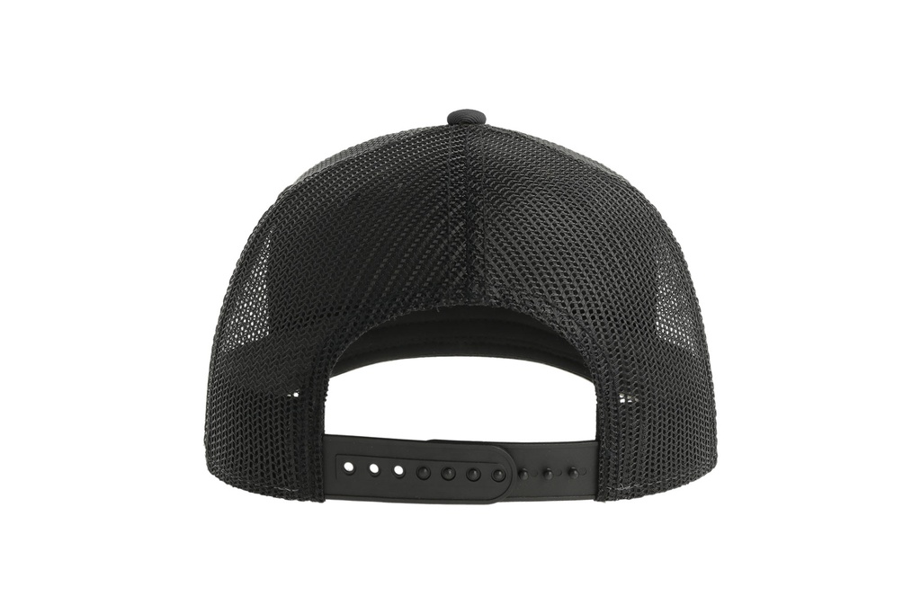 Czapka z daszkiem 6-panelowa z siateczką - Dark Grey & Black