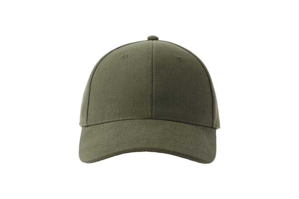 Czapka z daszkiem z bawełny organicznej - Olive