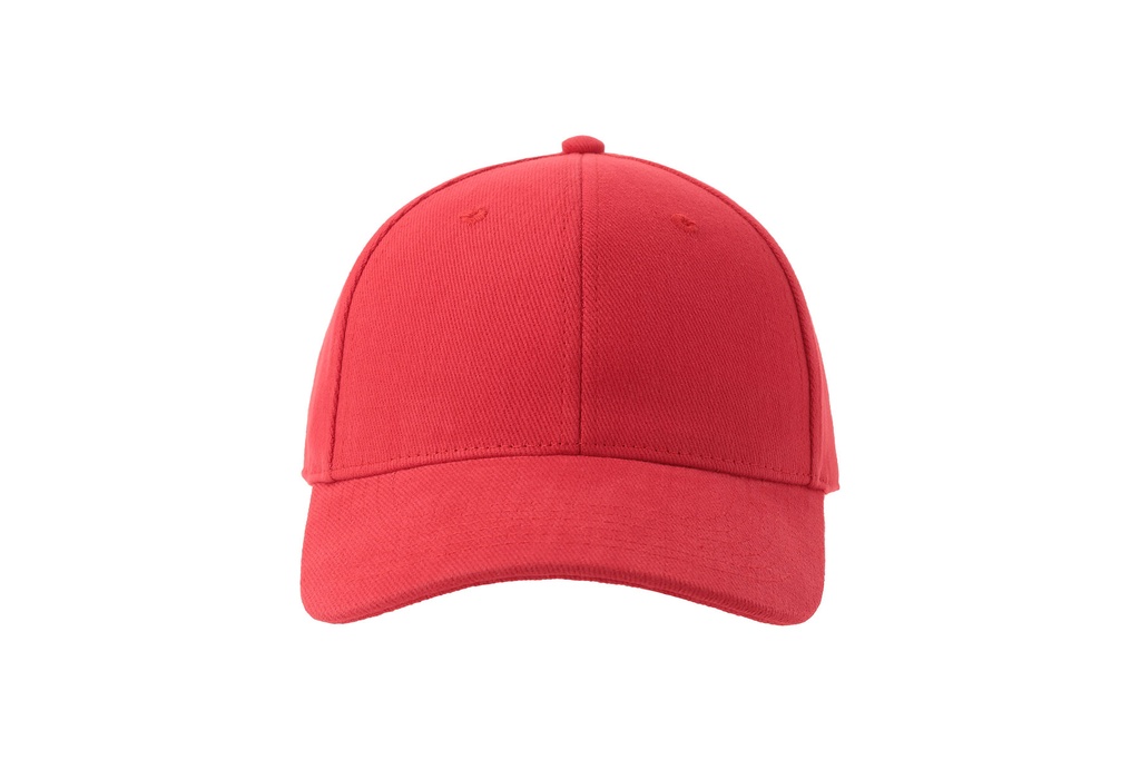 Czapka z daszkiem z bawełny organicznej - Red