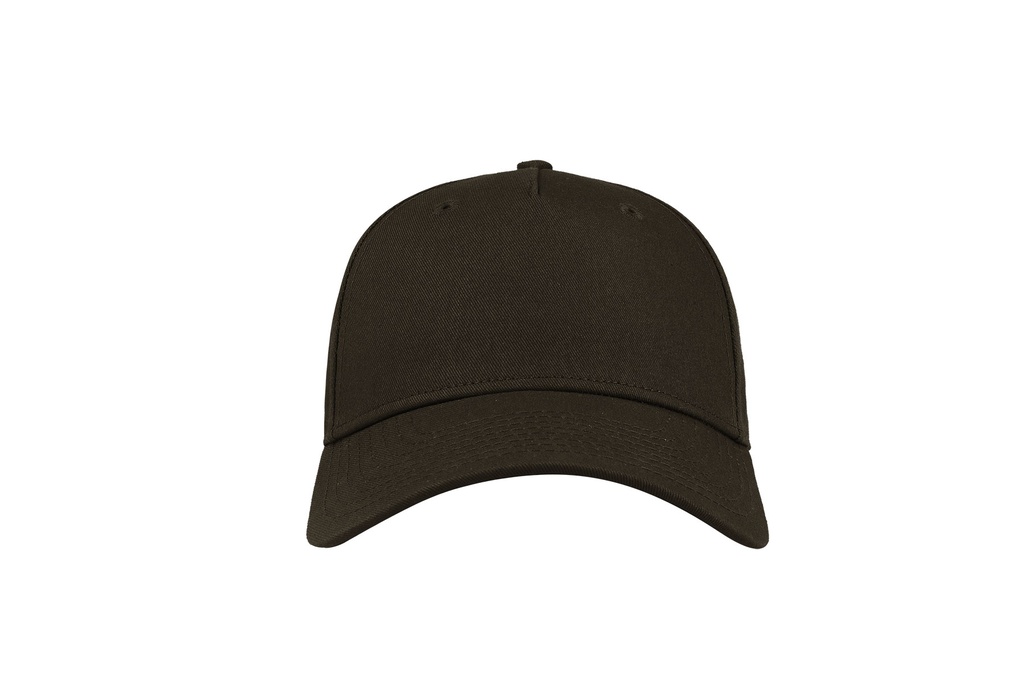 Czapka z daszkiem z bawełny organicznej - Brown