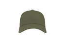 Czapka z daszkiem z bawełny organicznej - Olive