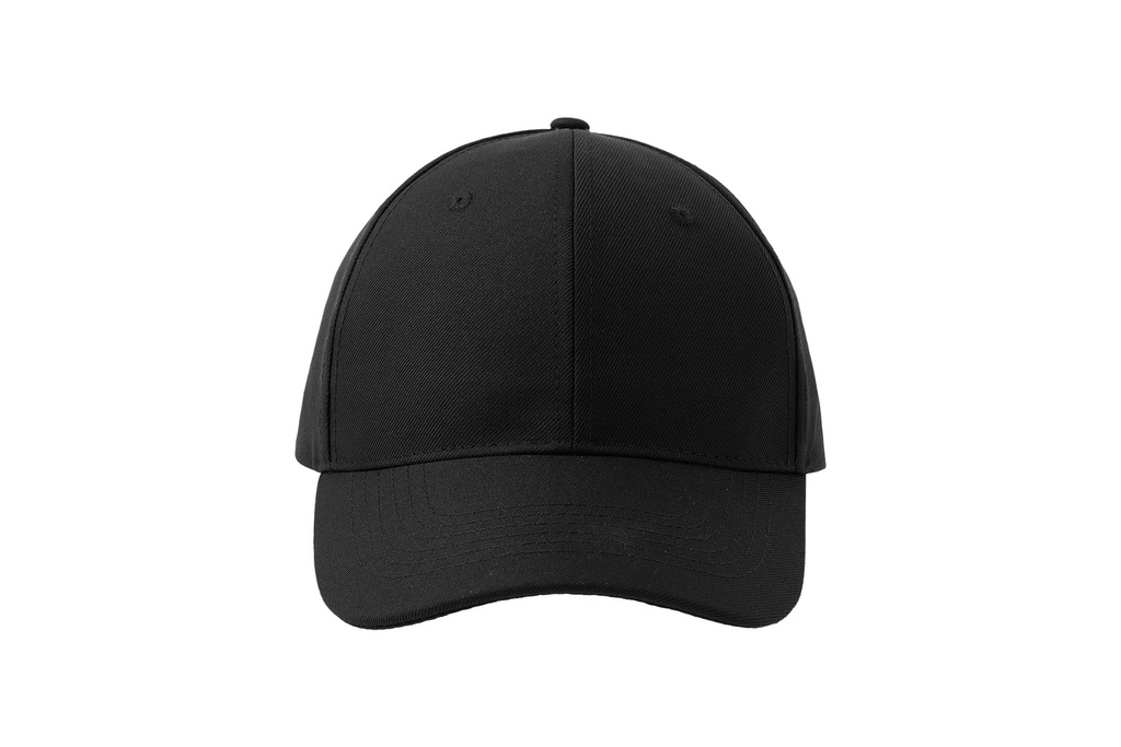 Czapka bejsbolowa 6-panelowa z recyklingu - Black