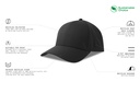 Czapka z daszkiem z recyklingu - Black