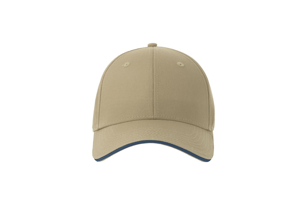 Czapka z daszkiem z recyklingu - Khaki & Navy