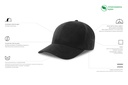 Czapka z daszkiem z recyklingu - Black