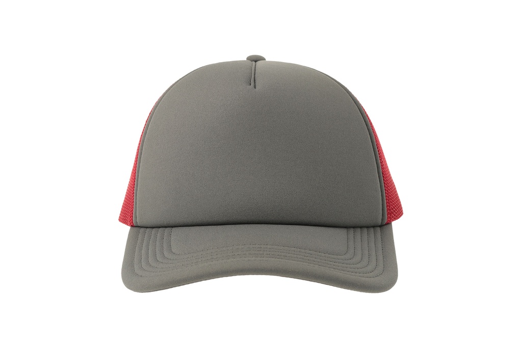 Czapka z daszkiem z recyklingu - Dark Grey & Burgundy