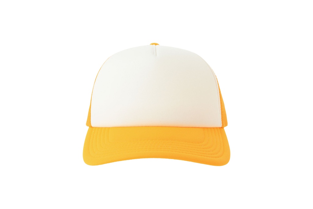 Czapka z daszkiem z recyklingu - White & Yellow