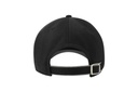 Czapka z daszkiem z recyklingu z odblaskową lamówką - Black