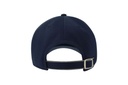 Czapka z daszkiem z recyklingu z odblaskową lamówką - Navy