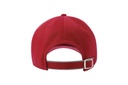 Czapka z daszkiem z recyklingu z odblaskową lamówką - Red