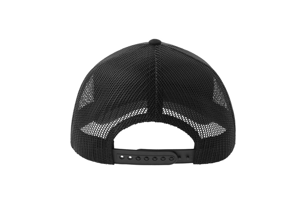 Czapka z daszkiem z recyklingu z zamszowym daszkiem - Black