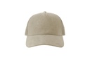 Czapka z daszkiem z recyklingu z zamszowym daszkiem - Stone