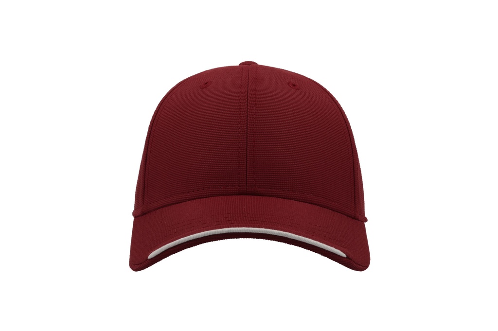 Czapka z recyklingu z zakrzywionym daszkiem - Burgundy