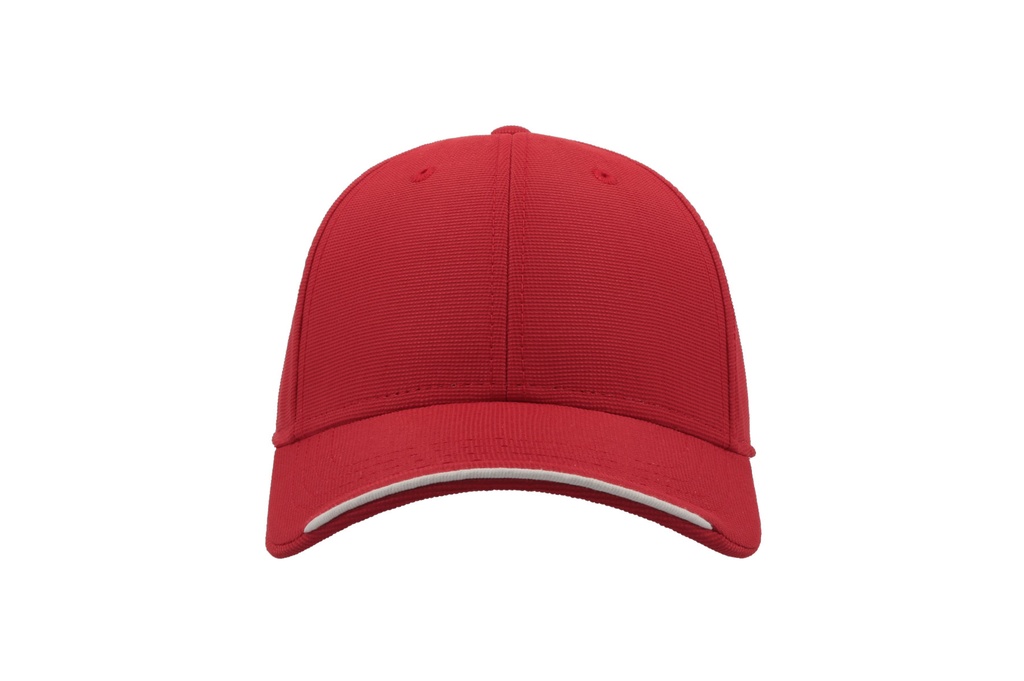Czapka z recyklingu z zakrzywionym daszkiem - Red