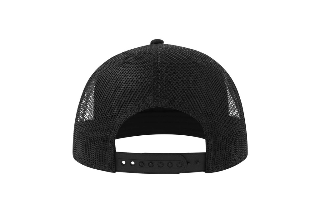 Czapka z siatką i płaskim daszkiem - Black