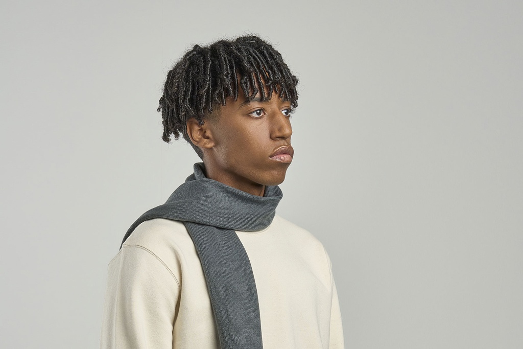 Szalik z recyklingu jednowarstwowy - Black