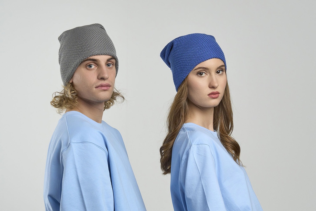 Czapka zimowa oversize dwuwarstwowa - Royal