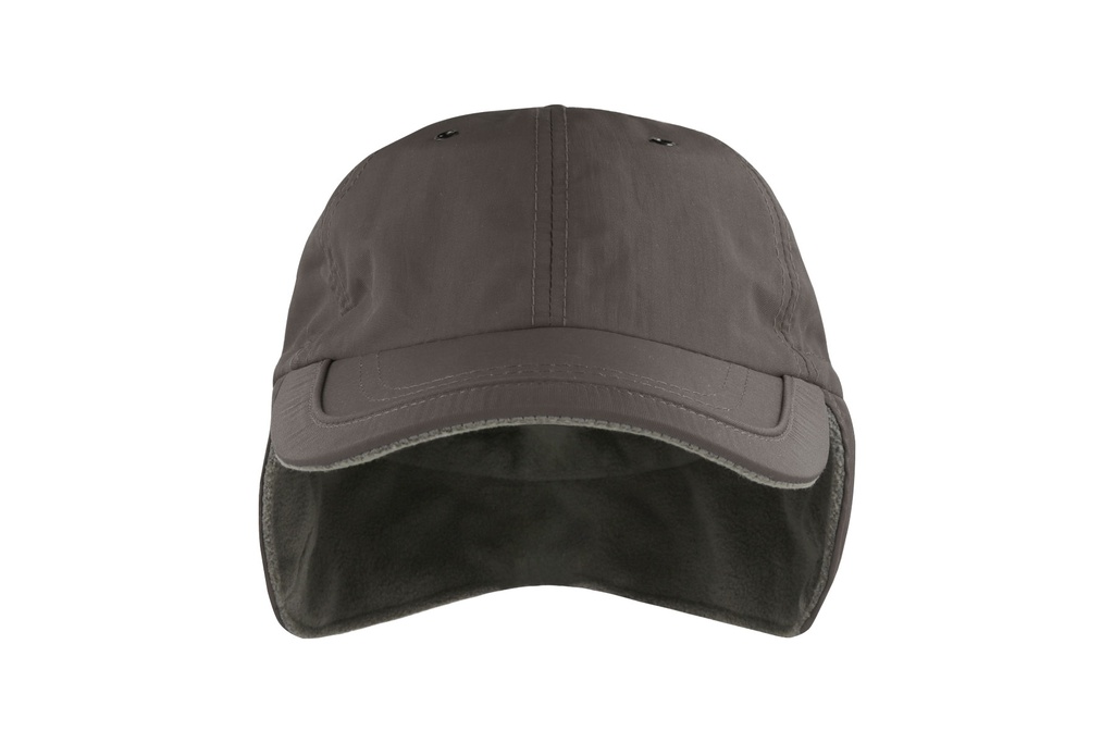 Czapka zimowa z nausznikami z recyklingu - Dark Grey